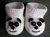 Panda Baby Booties