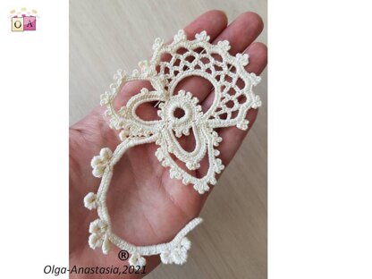 Antique flower crochet