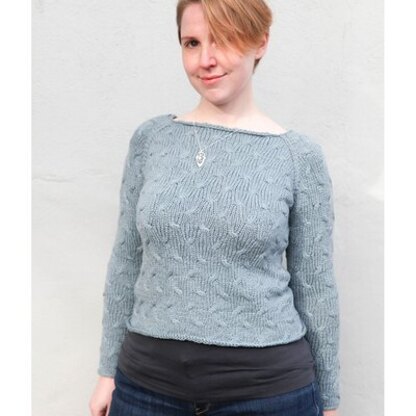 513 Geneva Pullover - Jumper Knitting Pattern for Women in Valley Yarns Buckland