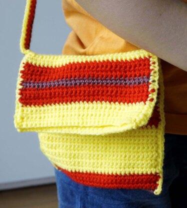 Häkelanleitung für eine Tasche ♥ Crochet pattern by amigoll9 | LoveCrafts