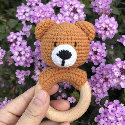 Crochet Patterns,Crochet Teddy Bear,Crochet Rattle Pattern,Crochet Teething Ring,Crochet Animals,Crochet Newborn Toys