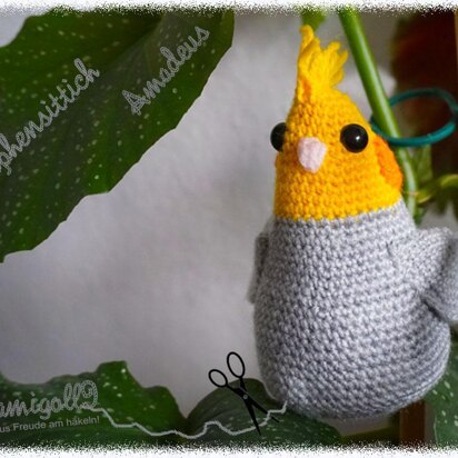 Crochet Pattern Cockatiel Amadeus!