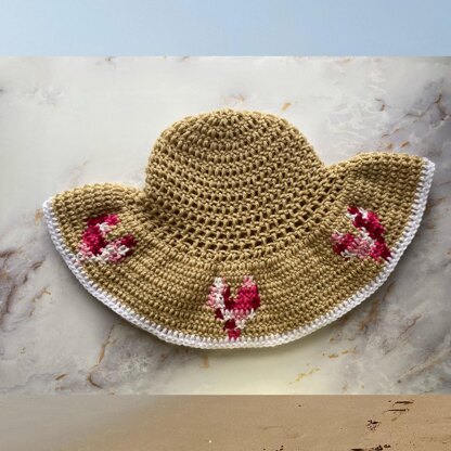 Six Hearts Sunhat