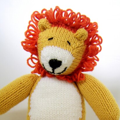 Loopy Lion - knitting pattern