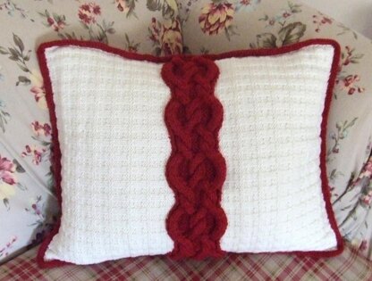 Cable & Tweed Throw Pillow