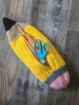 Pencil shaped pencil case