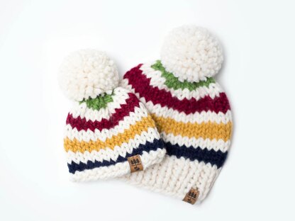 Hudson Bay Inspired Canadian Winter Toque Hat