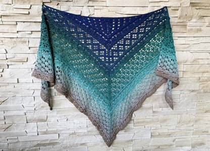 Triangular Scarf "Ineira"