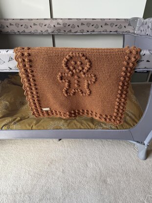 Gingerbread Man Baby Blanket