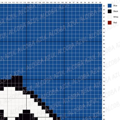 C2C CROCHET PATTERN Felix The Cat Portrait Throw Blanket