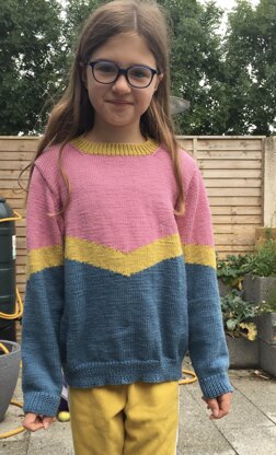 Chevron kids jumper