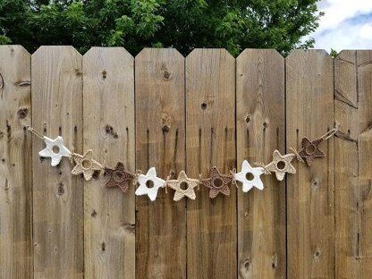 Upcycled Star Garland