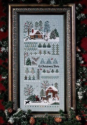Victoria Sampler Jingle Bells Xmas Tree Farm Chart Leaflet - 957323 -  Leaflet