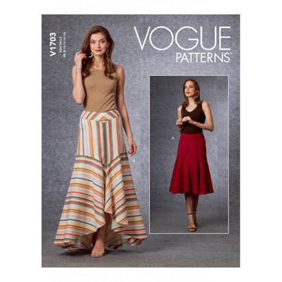 Vogue Misses' Skirt V1703 - Sewing Pattern
