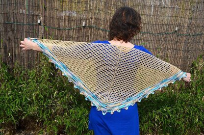 Tender sandstorm shawl