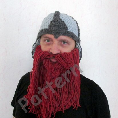 Viking hat with beard