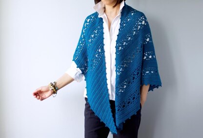 Florence triangular shawl