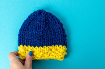 Quick Knit Newborn Beanie Hat