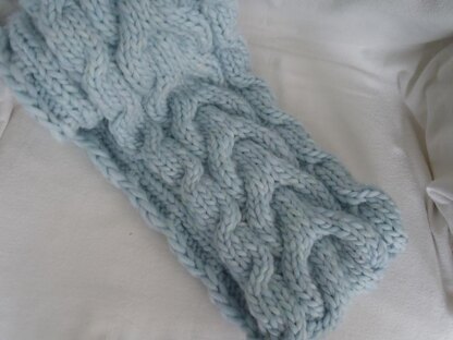 Chunky Cabled Cowl