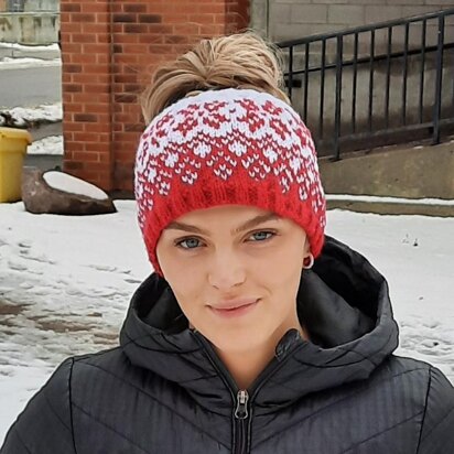 Rebecca Messy Bun - knitting pattern