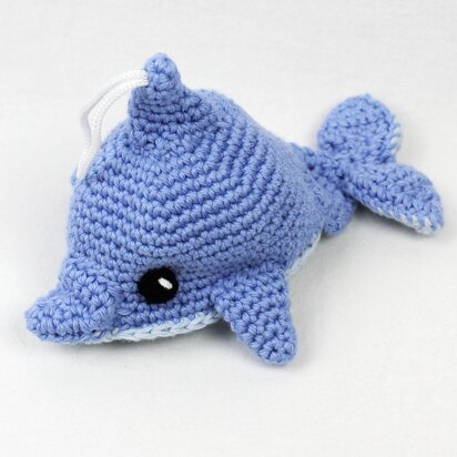 Daphne the Dolphin Scrubby Amigurumi