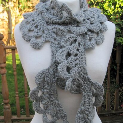 Anesha Crochet Lace Scarf