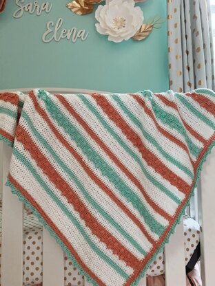 The Candy Clouds Baby Blanket