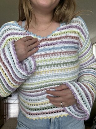 Color Shuffle Sweater