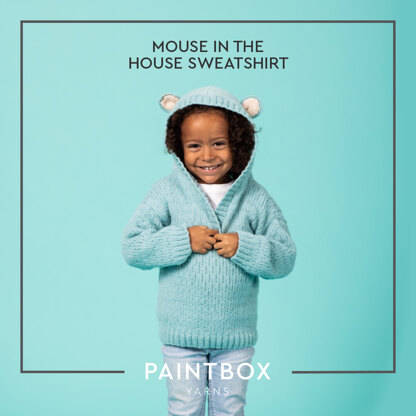 Mouse in the House Sweater - Free Jumper Knitting Pattern For Babies and Children in Paintbox Yarns Baby DK by Paintbox Yarns