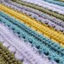 Blue Tit Stripe Baby Blanket