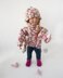 Outfit Mélange pullover and hat for 18" doll