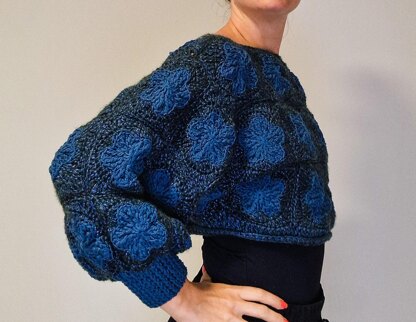 Flower Granny Square Sweater