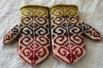 Fiddlehead Mittens