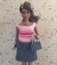 Curvy Barbie Ridged Mini Skirt All Sizes