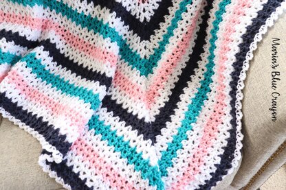 V-Stitch Granny Blanket