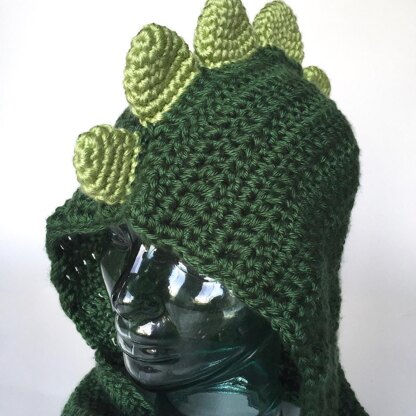 Hoodasaurus Rex hooded cowl