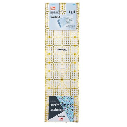Prym Universal Ruler inch Scale 4 X 14 Omnigrid