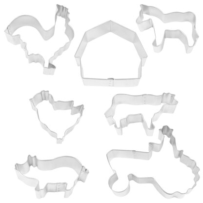R&M Farm Cookie Cutters Set of 7