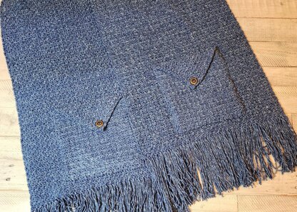 Denim Dreams Pocket Shawl