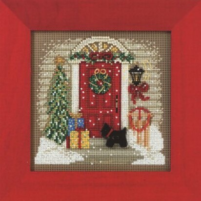 Mill Hill Home for Christmas Cross Stitch Kit - 12.5cm x 12.5cm