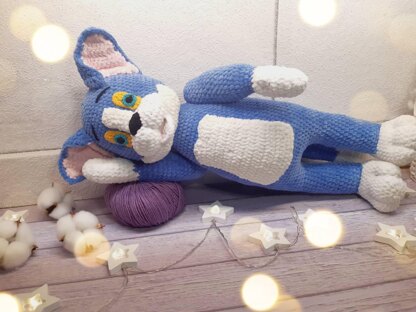 Crochet pattern cat Tom animal