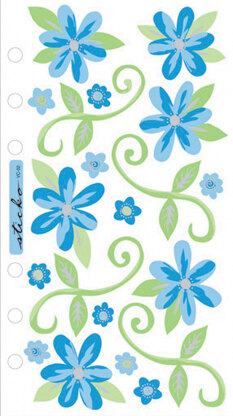 Sticko Vellum Stickers - Mini Romantic Flowers