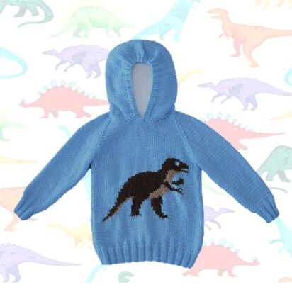 Dinosaur Hoodie - Tyrannosaurus