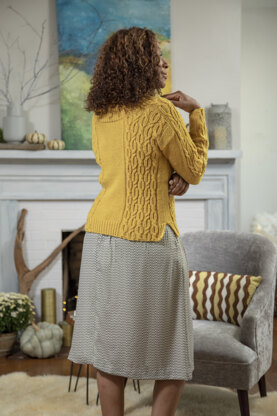 Women's Prose Pullover in Universal Yarn Fibra Natura Dona - Downloadable PDF