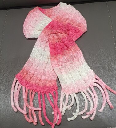 Pink scarf