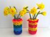 Flower top jar cover I by HueLaVive