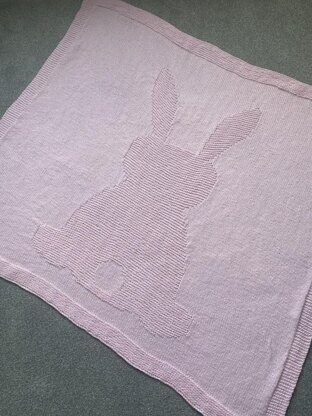 Big Bunny Knit Blanket