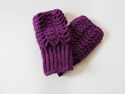 Butterfly Kisses fingerless gloves