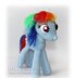 Rainbow Dash Pony Horse Crochet Pattern