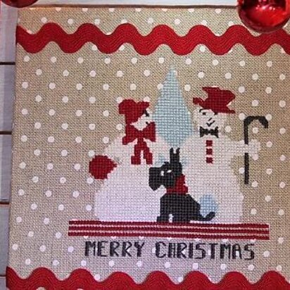 Luhu Stitches Merry Snowpeople - Downloadable PDF